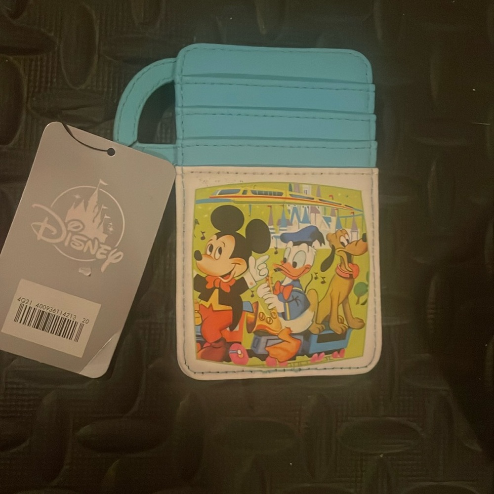 NWT. Disney Parks Loungefly Cardholder - 50th Anniversary Vault